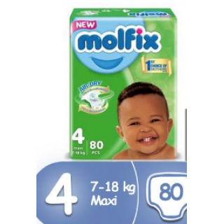 Molfix Diaper size 4 pant by 80 count